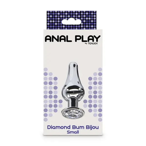 TOYJOY - Plug Anal Diamond Bum Bijou Pequeño con Joya Plateada - Imagen 5