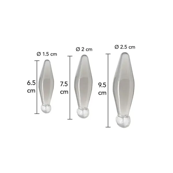 TOYJOY - Anal Play Rimmer de Dedo 3 Piezas Transparente - Imagen 2