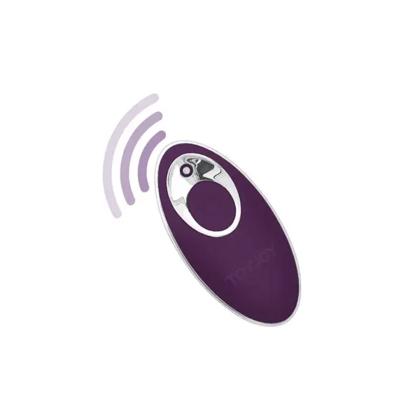 TOYJOY - Vibrador Knock Knock Eggstavagant con control remoto morado - Imagen 3