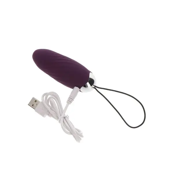 TOYJOY - Vibrador Knock Knock Eggstavagant con control remoto morado - Imagen 4