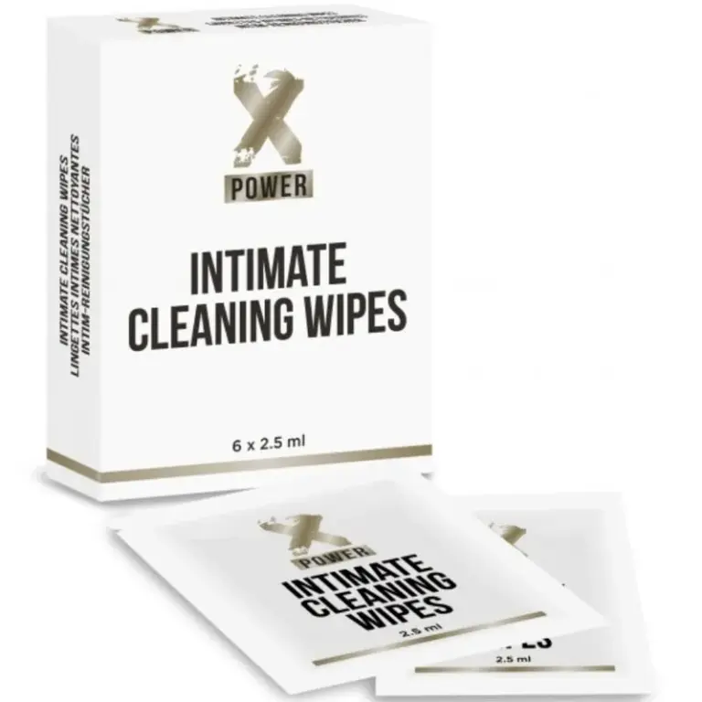 XPOWER - Toallitas Limpiadoras Íntimas para Bienestar Sexual