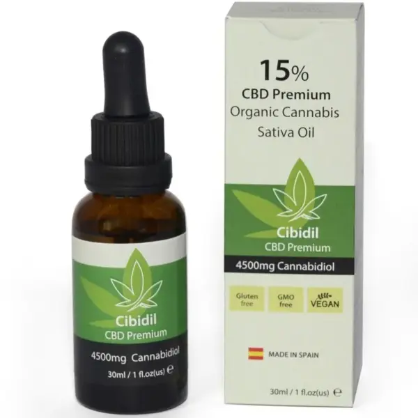 Cibidil - Aceite Relajante con CBD 15% para Calmar el Estrés