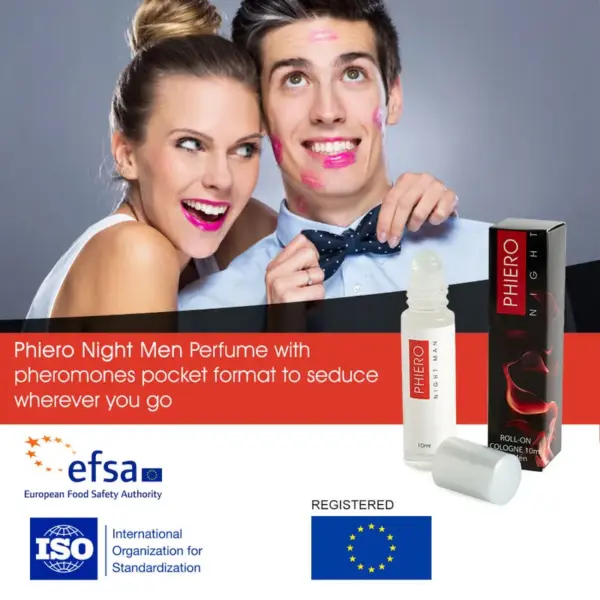 Phiero Night Man - Perfume de Feromonas para Hombre con Roll-On - Imagen 2