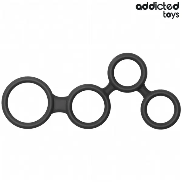 ADDICTED TOYS - Anillo para el pene con divisores para testículos - Imagen 6