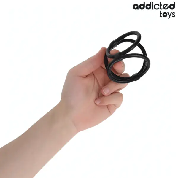 ADDICTED TOYS - Anillo triple para el pene - Imagen 2