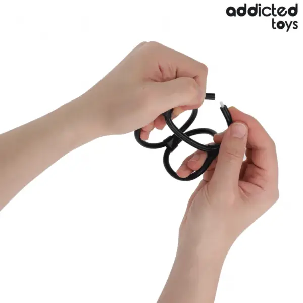 ADDICTED TOYS - Anillo triple para el pene - Imagen 5