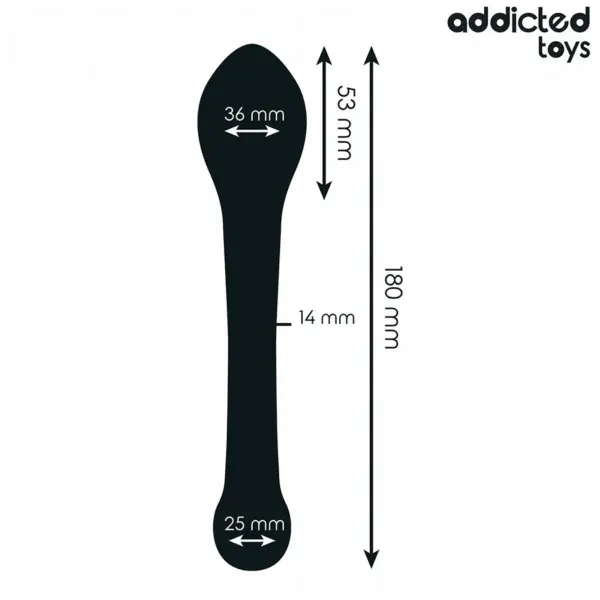 Addicted Toys - Estimulador anal doble silicona 18 cm - Imagen 4