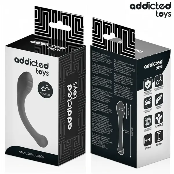 Addicted Toys - Estimulador anal doble silicona 18 cm - Imagen 6