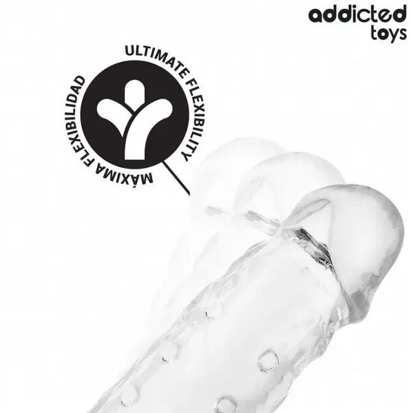 ADDICTED TOYS - Funda para el pene transparente talla M 27 cm - Imagen 5