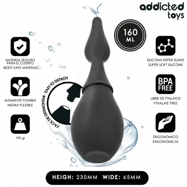 ADDICTED TOYS - Limpiador de viaje silicona modelo 1 - Imagen 2