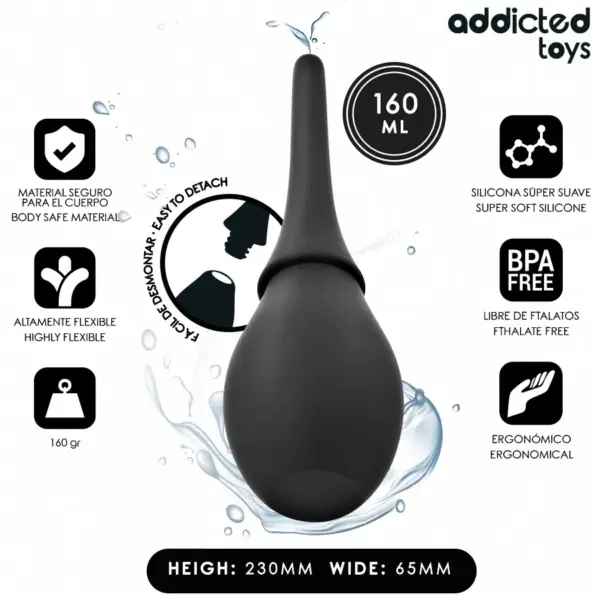 ADDICTED TOYS - Limpiador de viaje silicona modelo 3 para juguetes eróticos - Imagen 2