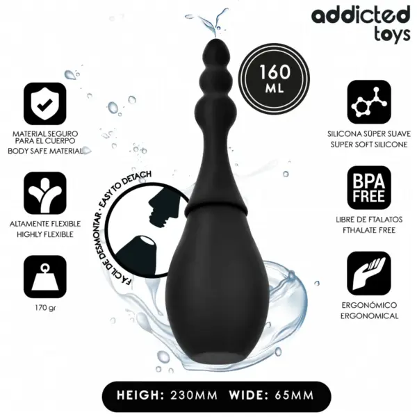 ADDICTED TOYS - Limpiador de viaje silicona modelo 4 - Imagen 2