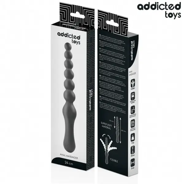 ADDICTED TOYS - Masajeador Anal Doble Silicona 24 cm para Placer Intenso - Imagen 6