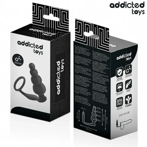 Addicted Toys - Plug Anal con Anillo Silicona Modelo 5 - Imagen 6