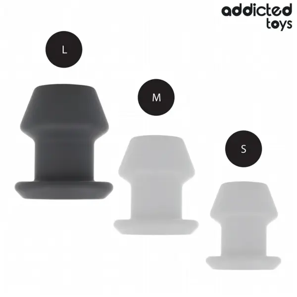 ADDICTED TOYS - Plug Anal Hueco Extrem Silicona Talla L 10,4 cm - Imagen 5