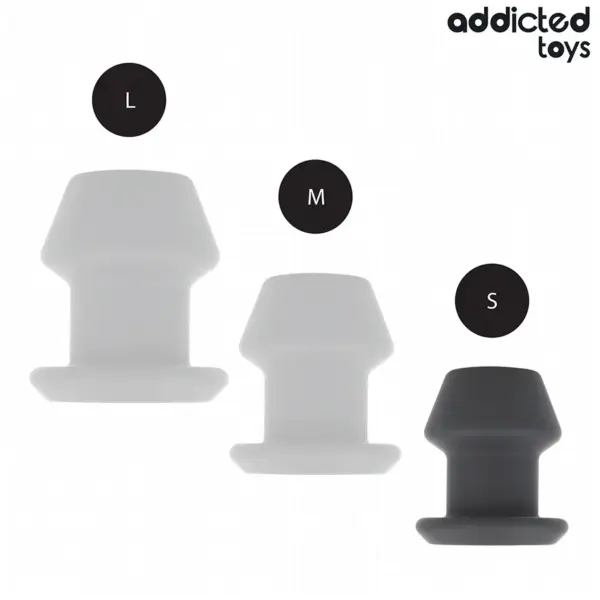Addicted Toys - Plug Anal Hueco Extrem Silicona Talla S 7,5 cm - Imagen 5