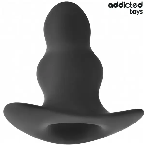 Addicted Toys - Plug anal hueco de silicona talla M 9,6 cm - Imagen 2