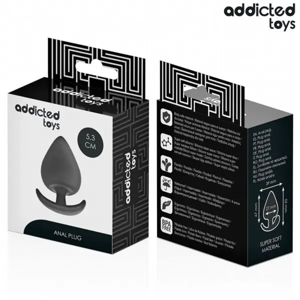 ADDICTED TOYS - Plug anal silicona talla S 5,3 cm - Imagen 7