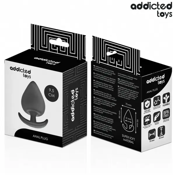 ADDICTED TOYS - Plug Anal Silicona Talla XL 9.5 cm para Placer Intenso - Imagen 7