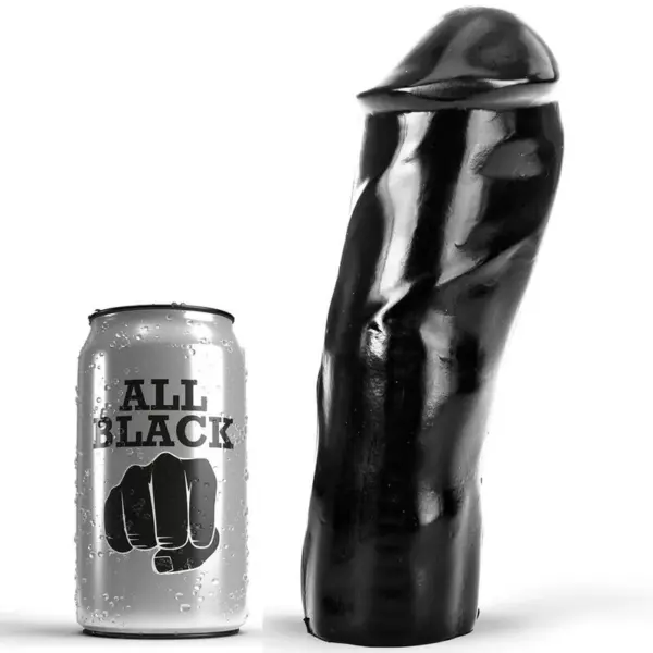 All Black - Dildo Realístico 20 cm para Placer Infinito