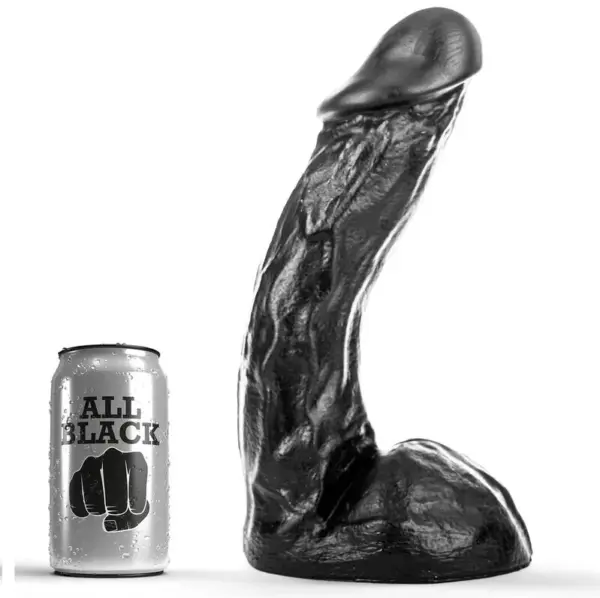 All Black - Dong 28 cm para Placer Sin Límites - Imagen 4