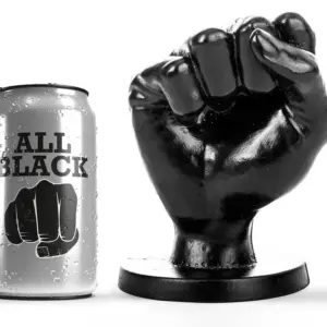 ALL BLACK - Fist Anal Buttplug de 14 cm para Placer Avanzado