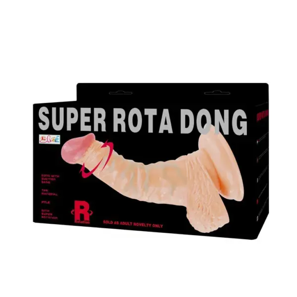Super Rota Dong - Dildo Realístico Rotador con Ventosa - Imagen 9