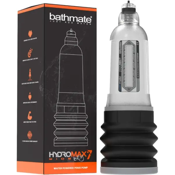 Bathmate - Hidromax 7 Wide Boy X30 Transparente - Imagen 2