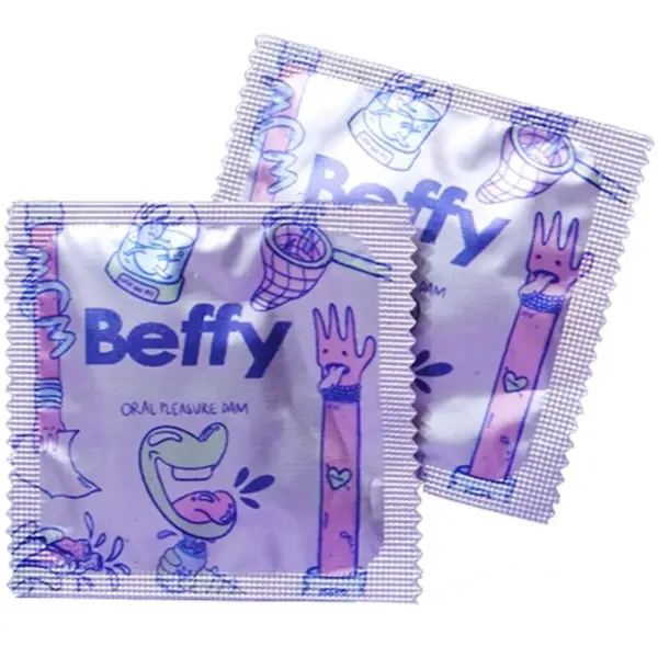 BEFFY - Preservativo para Sexo Oral Seguro y Satisfactorio - Imagen 2
