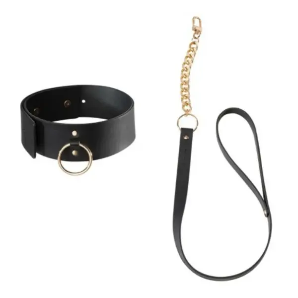 Bijoux Indiscrets Maze - Collar con correa negro para juegos íntimos - Imagen 3