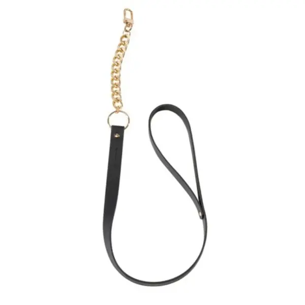 Bijoux Indiscrets Maze - Collar con correa negro para juegos íntimos - Imagen 5