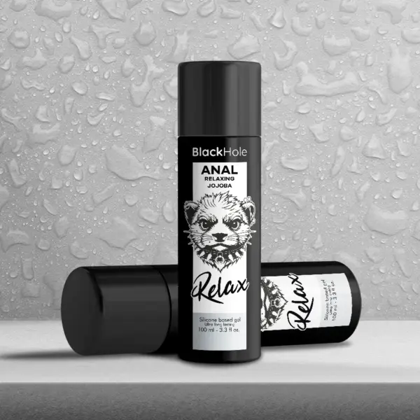 BLACK HOLE - Anal Relaxing con Jojoba Base Silicona 100 ML - Imagen 4