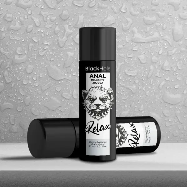 BLACK HOLE - Anal Relaxing con Jojoba Base Silicona 30 ml - Imagen 4