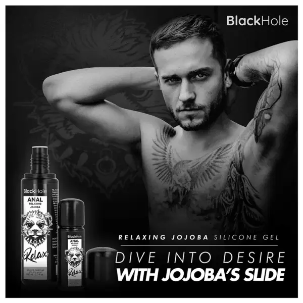 BLACK HOLE - Anal Relaxing con Jojoba Base Silicona 30 ml - Imagen 5