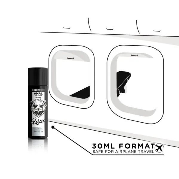 BLACK HOLE - Anal Relaxing con Jojoba Base Silicona 30 ml - Imagen 6