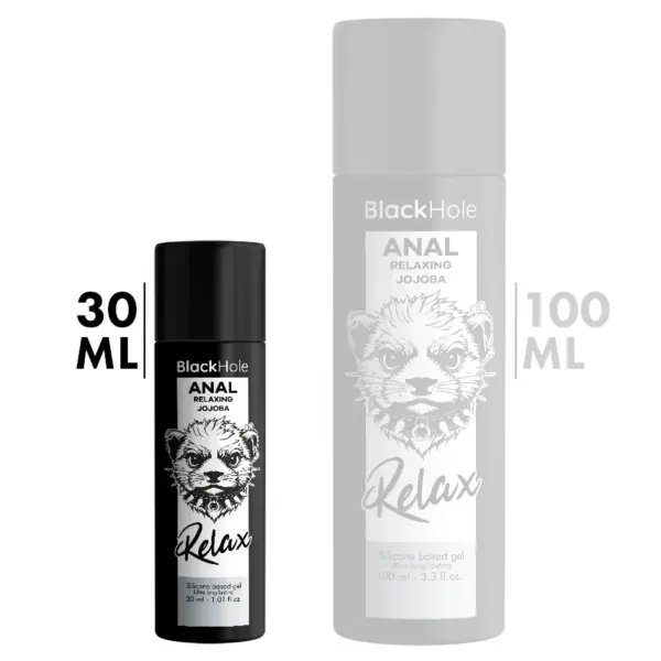 BLACK HOLE - Anal Relaxing con Jojoba Base Silicona 30 ml - Imagen 7
