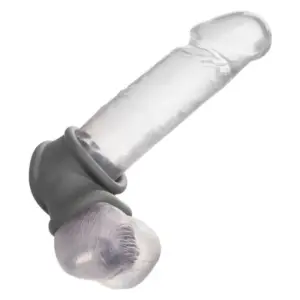 CALEXOTICS - Anillo de Precisión Alfa Gris para Placer Masculino