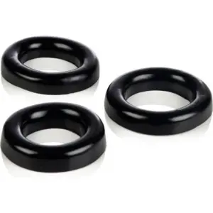 CALEXOTICS - COLT SET 3 ANILLOS PENE Y TESTÍCULOS para una experiencia intensa.