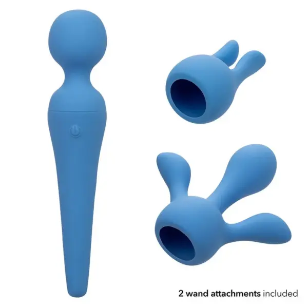CALEXOTICS - Couture Kit Vibrador Wand 10 Vibraciones Azul para Placer Superior - Imagen 6
