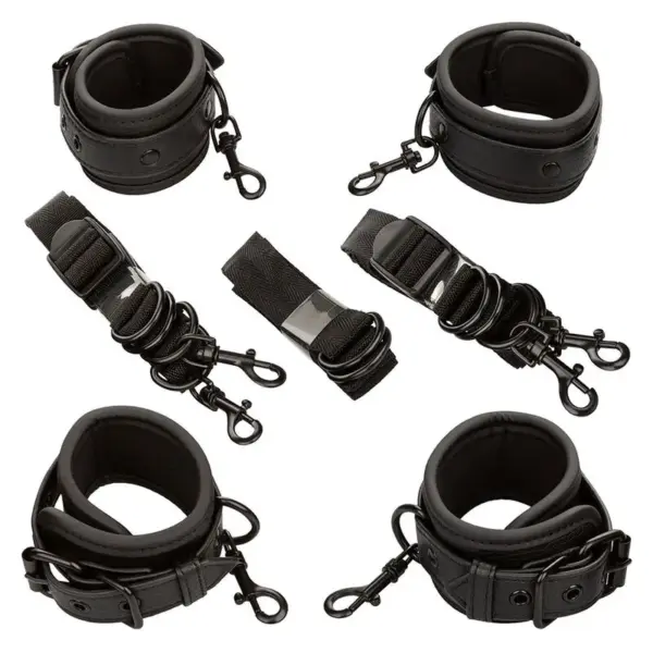 CALEXOTICS - Nocturnal Restricciones de Cama Cuero Ajustable Negro - Imagen 2