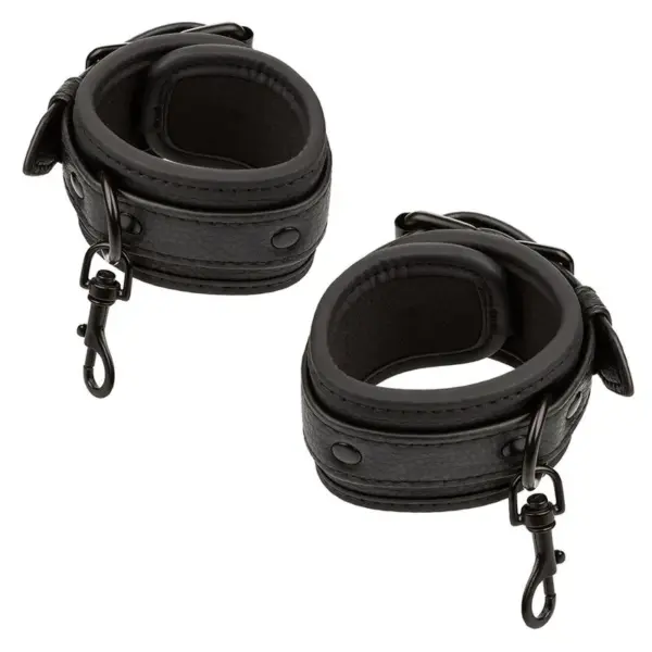CALEXOTICS - Nocturnal Restricciones de Cama Cuero Ajustable Negro - Imagen 4