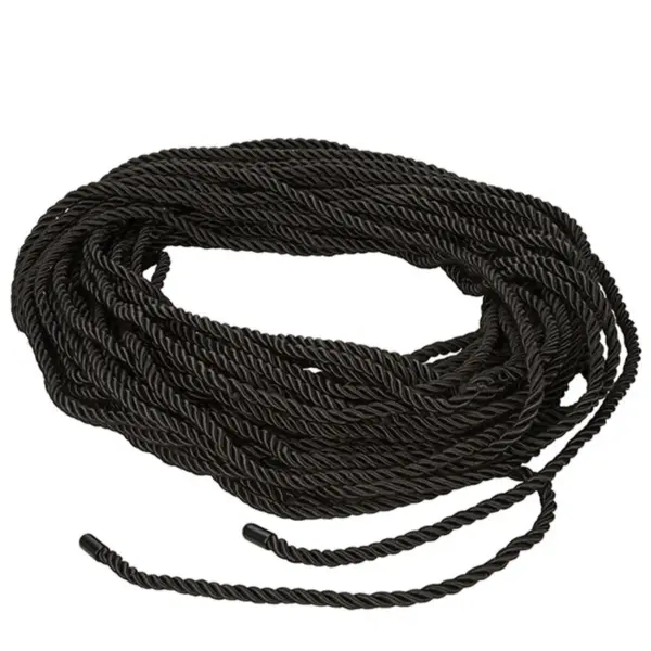 CALEXOTICS - Cuerda BDSM Negra 30 m para Fantasías Creativas