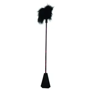 CalExotics - Fusta de Plumas Negras Scandal para BDSM