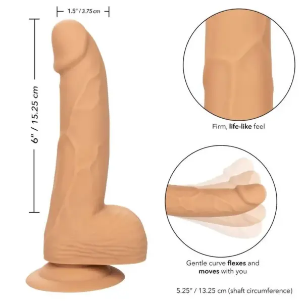 CALEXOTICS - Silicone Studs 15.24 cm Skin para un placer único - Imagen 2