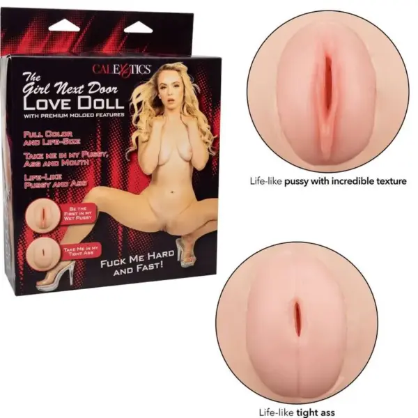 CalExotics - Muñeca de amor Girl Next Door para placer realista - Imagen 2