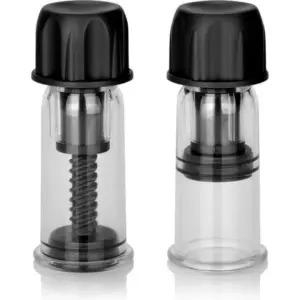 CALEXOTICS - Vacuum Twist Estimuladores de Pezones Negro