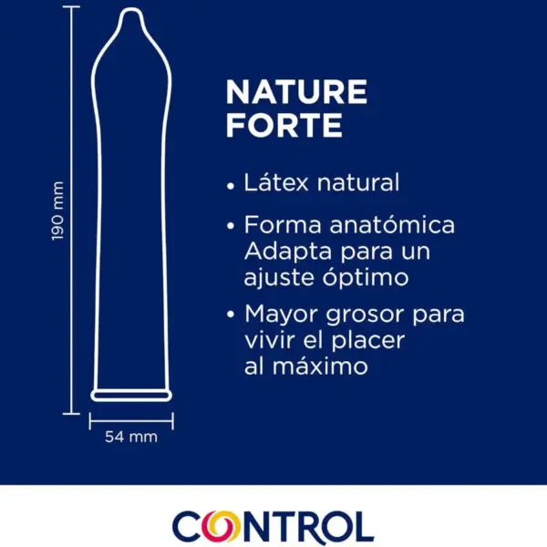 CONTROL - Preservativos Nature Forte 144 Unidades - Imagen 2
