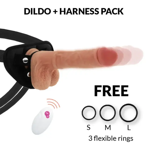 CYBER SILICOCK - Arnés Silicona Líquida Huck Control Remoto para Placer Infinito - Imagen 2