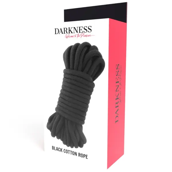 DARKNESS - Cuerda Japonesa 10 m Negro para Bondage - Imagen 4