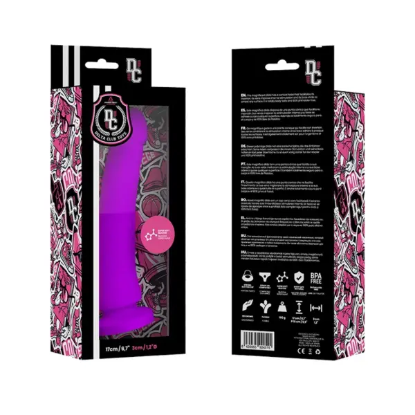 Delta Club - Dildo realista lila silicona médica 17 cm - Imagen 4